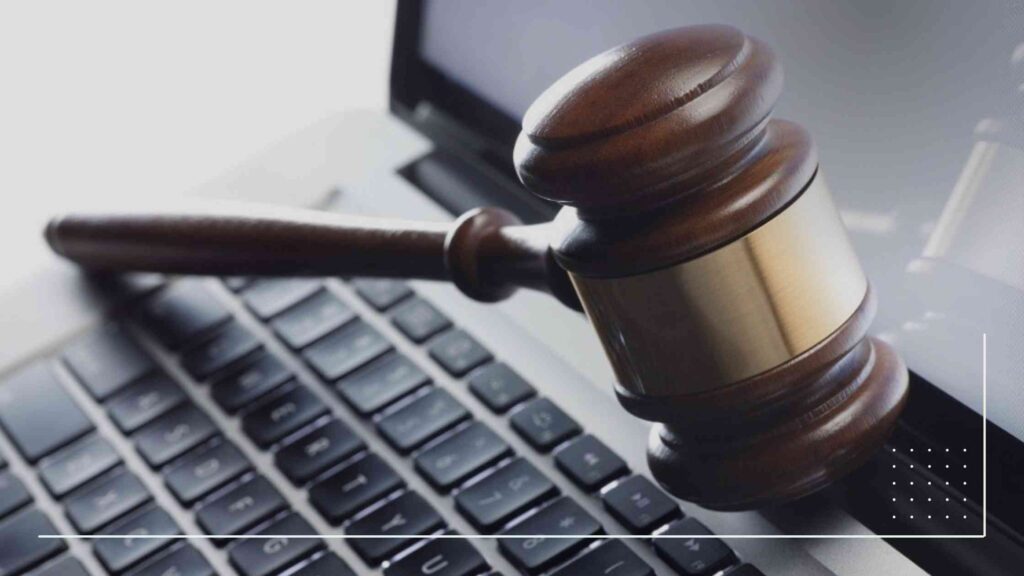 an image showing a relationship between tech startups and the the law