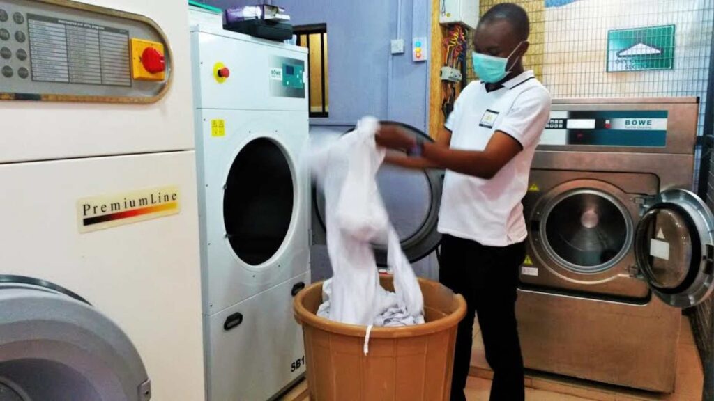 An Image depicting a laundry business